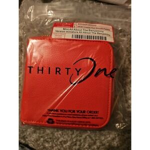 Mini All About The Benjamins Thirty One Coastal Red Smooth Pebble